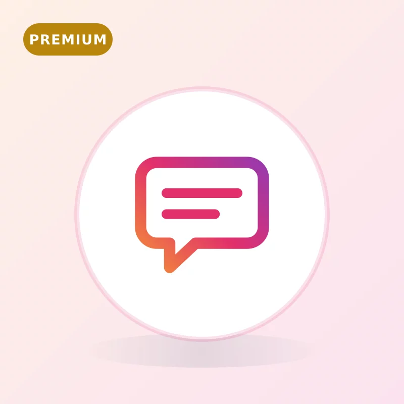 Commentaires Instagram - Ajoutés par des Comptes Certifiés (Badge Bleu)